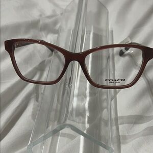 Coach Eyeglasses Frames HC 6091B 5398 Milky Black Cherry 51/135 NEW